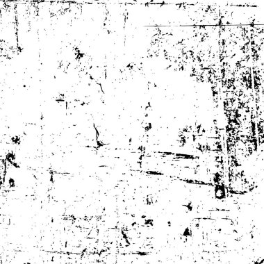 Grunge black and white pattern. Monochrome particles abstract texture. Background of cracks, scuffs, chips, stains, ink spots, lines. Dark design background surface. Gray printing element