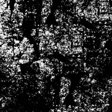 Grunge black and white pattern. Monochrome particles abstract texture. Background of cracks, scuffs, chips, stains, ink spots, lines. Dark design background surface. Gray printing element