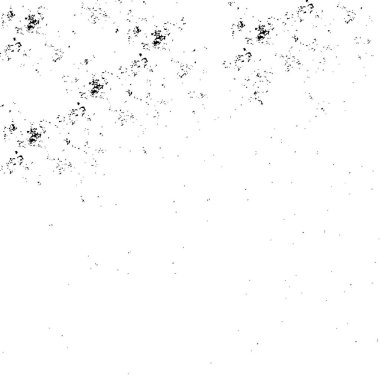 Grunge arkaplan vektörü modern tasarım. Noktaların, tozun, çizgilerin soyut gerçeküstü deseni. Baskı ve tasarım kartvizitleriyle, etiketleriyle, posterleriyle kaotik monokrom dokusu