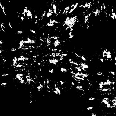 Doku siyah ve beyaz topraktan, çiplerden, sürtünmelerden