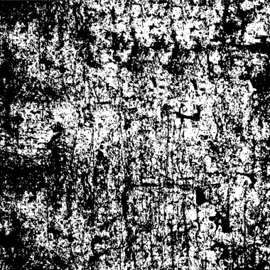 Grunge black and white pattern. Monochrome particles abstract texture. Background of cracks, scuffs, chips, stains, ink spots, lines. Dark design background surface. Gray printing element