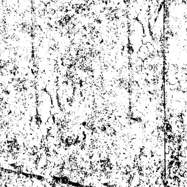 Grunge black and white pattern. Monochrome particles abstract texture. Background of cracks, scuffs, chips, stains, ink spots, lines. Dark design background surface. Gray printing element