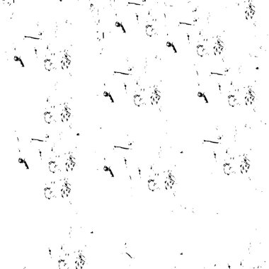 Grunge black and white pattern. Monochrome particles abstract texture. Background of cracks, scuffs, chips, stains, ink spots, lines. Dark design background surface. Gray printing element