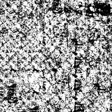 Grunge black and white pattern. Monochrome particles abstract texture. Background of cracks, scuffs, chips, stains, ink spots, lines. Dark design background surface. Gray printing element