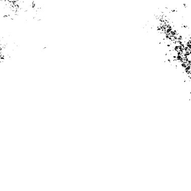 Siyah ve beyaz soyut arka plan. Noktaların, çatlakların, tozların, lekelerin tek renkli dokusu. Yazdırma ve tasarım için desen