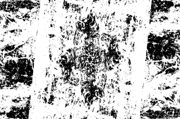Abstracte Zwart Wit Grunge Muur Achtergrond — Stockvector