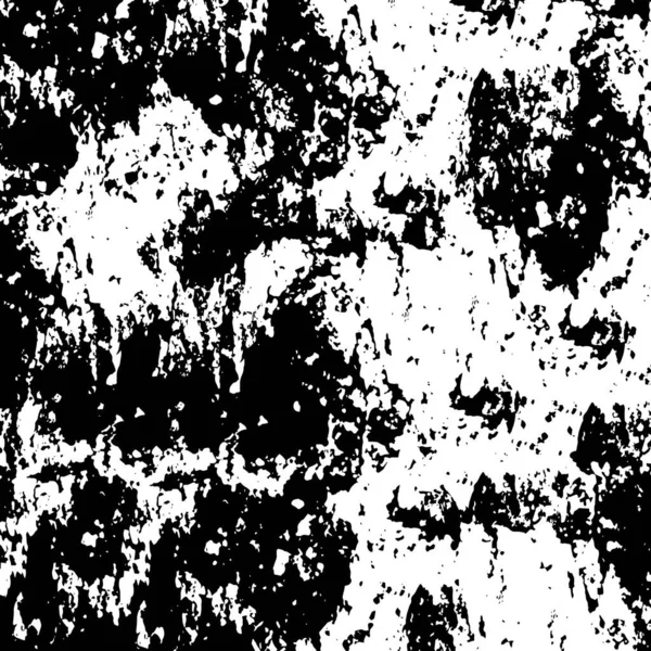 Grunge Black White Pattern Monochrome Particles Abstract Texture Background Cracks — стоковый вектор