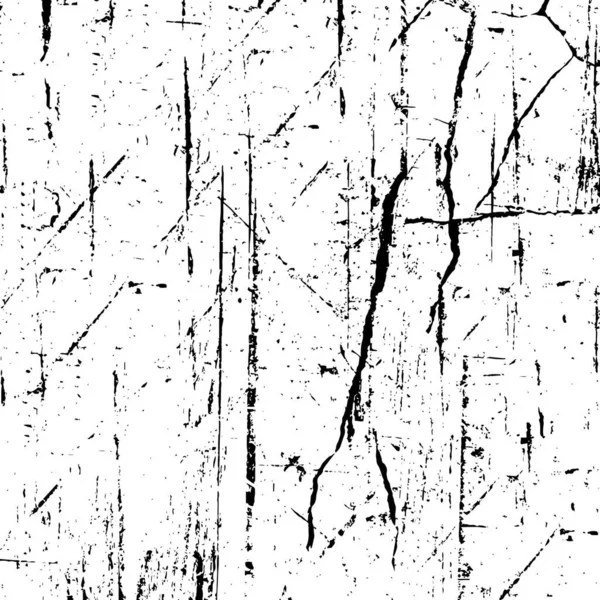 Grunge Black White Pattern Monochrome Particles Abstract Texture Background Cracks — ストックベクタ