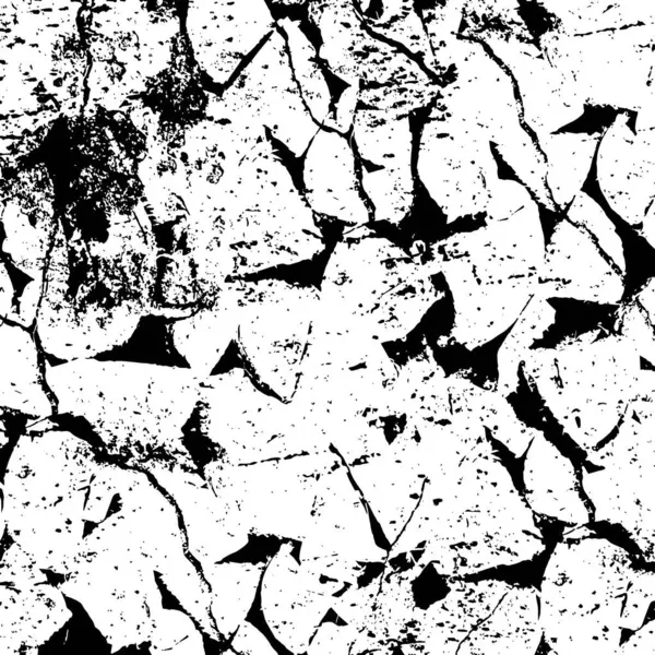 Doku Siyah Beyaz Topraktan Çiplerden Sürtünmelerden — Stok Vektör