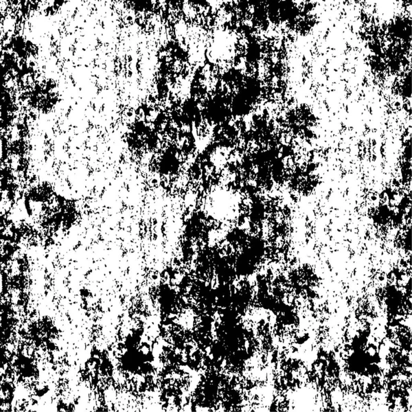 Grunge Black White Pattern Monochrome Particles Abstract Texture Background Cracks — 스톡 벡터