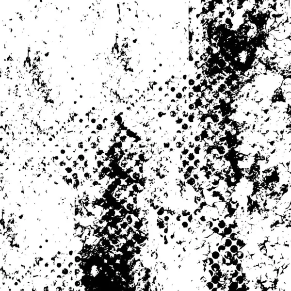 Vector Grunge Overlay Texture Black White Background — Stock Vector