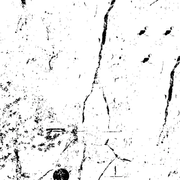 矢量磨擦覆盖纹理 黑白背景 — 图库矢量图片