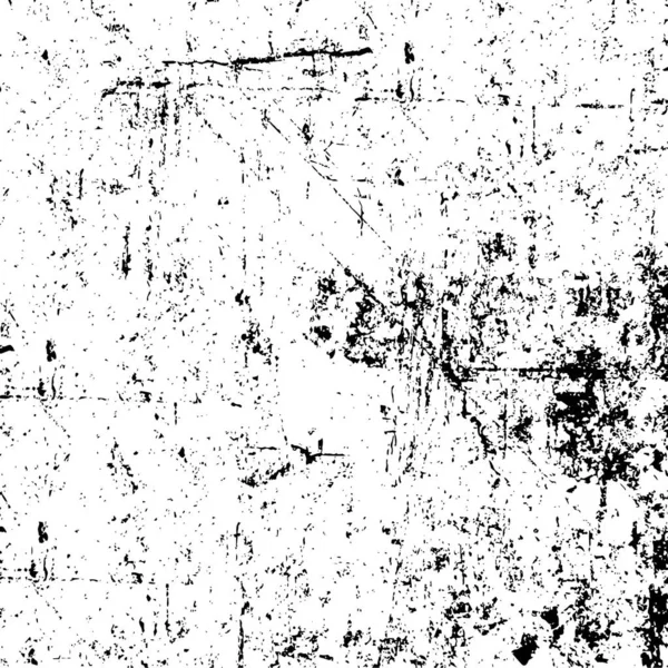Fundo Abstrato Preto Branco Textura Monocromática Pontos Rachaduras Poeira Manchas — Vetor de Stock