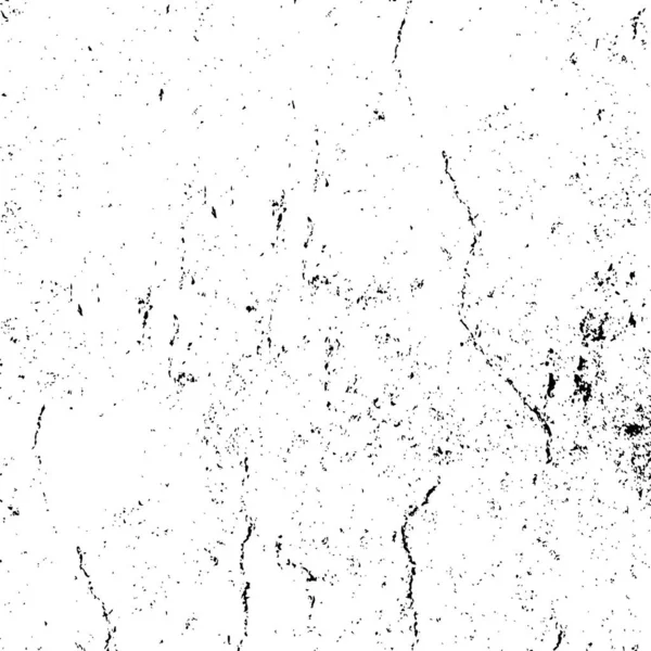 Sfondo Astratto Bianco Nero Struttura Monocromatica Punti Crepe Polvere Macchie — Vettoriale Stock