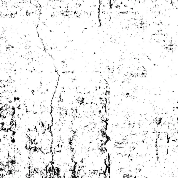 Fondo Abstracto Blanco Negro Textura Monocromática Puntos Grietas Polvo Manchas — Vector de stock