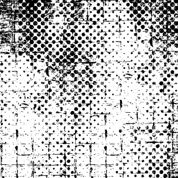 Абстрактний Чорно Білий Гранжевий Фон Монохромна Текстура — стоковий вектор