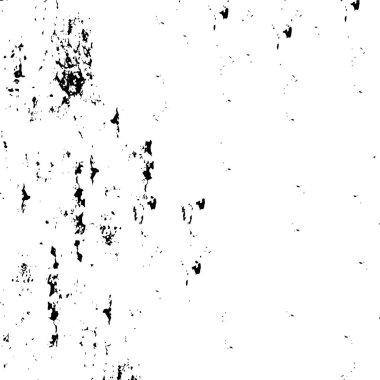 Çatlamış beton, taş ya da asfalt tabakasının gergin dokusu. Yarım ton soyut yarım ton vektör çizimi