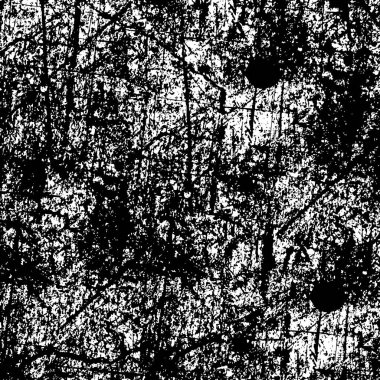 Sert siyah-beyaz dokular. Grunge 'un geçmişi. Soyut doku etkisi. Vektör İllüstrasyonu