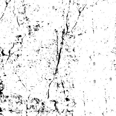 Sert siyah-beyaz dokular. Grunge 'un geçmişi. Soyut doku etkisi. Vektör İllüstrasyonu