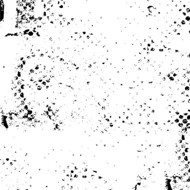 Sert, çizik, sıçramış grunge desenli fırça darbeleri. Dokuları üst üste koy. Siyah-beyaz boyanmış kağıt dokusu. Çizim grunge tasarımı.