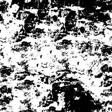 Sert, çizik, sıçramış grunge desenli fırça darbeleri. Dokuları üst üste koy. Siyah-beyaz boyanmış kağıt dokusu. Çizim grunge tasarımı.