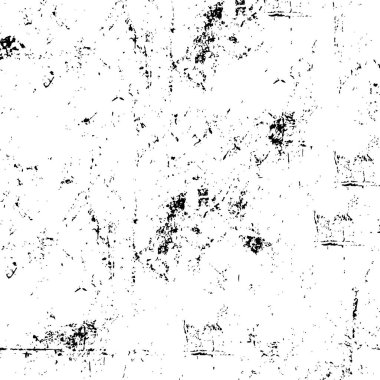 Çizik ve çiziklerle dolu siyah beyaz bir arka plan. Soyut vektör illüstrasyonu.