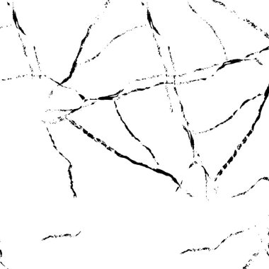 Çizik ve çiziklerle dolu siyah beyaz bir arka plan. Soyut vektör illüstrasyonu.