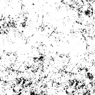 Çizik ve çiziklerle dolu siyah beyaz bir arka plan. Soyut vektör illüstrasyonu.