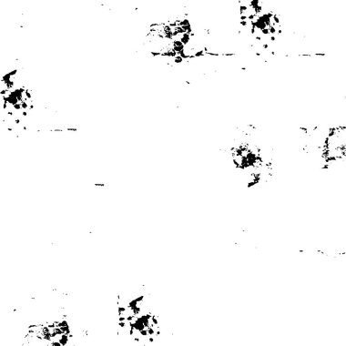 Çizik ve çiziklerle dolu siyah beyaz bir arka plan. Soyut vektör illüstrasyonu.