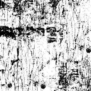 Çizik ve çiziklerle dolu siyah beyaz bir arka plan. Soyut vektör illüstrasyonu.