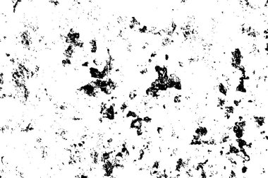 Toz metalinin eskimiş dokusu, çatlamış beton, grunge arkaplan. soyut yarım ton vektör çizimi