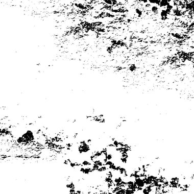 Çatlamış beton, taş ya da asfaltın sıkıntılı örtülü dokusu. Grunge 'un arka planı. soyut yarım ton vektör çizimi