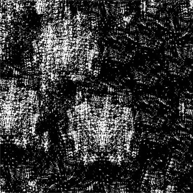 Çatlamış beton, taş ya da asfaltın sıkıntılı örtülü dokusu. Grunge 'un arka planı. soyut yarım ton vektör çizimi