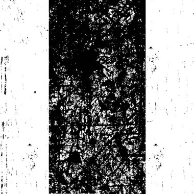 Çizik ve çiziklerle dolu siyah beyaz bir arka plan. Soyut vektör illüstrasyonu.