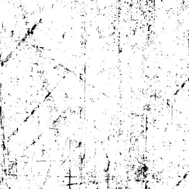 Stres kaplama dokusu, paslanmış metal, beton, grunge arka plan. Yarım ton vektör illüstrasyonu