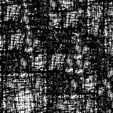 Grunge üst üste biniyor. Soyut siyah-beyaz vektör arkaplanı. Çatlak, leke ve noktalarda kirli desenli tek renkli klasik yüzey. Karanlık korku tarzında eski bir duvar.
