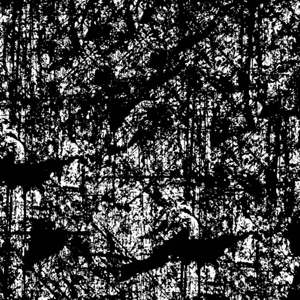 Svart Och Vitt Abstrakt Grunge Bakgrund Monokrom Vektor Illustration — Stock vektor