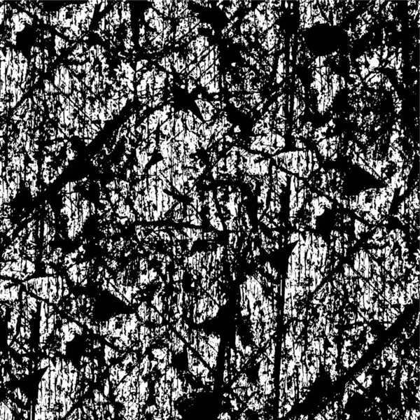 Fondo Grunge Abstracto Textura Monocromática Negro Blanco Texturizado Negro — Vector de stock