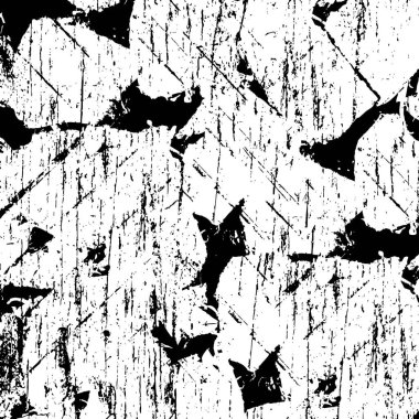 Soyut grunge arkaplanı. Monokrom dokusu. Siyah ve beyaz desenli arkaplan