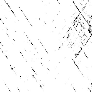 Siyah ve beyaz olarak sıkıntılı bir doku. grunge tasarımı