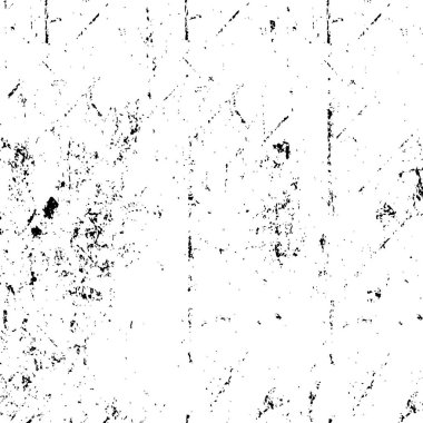 Siyah ve beyaz olarak sıkıntılı bir doku. Çizikler ve grunge tasarımı