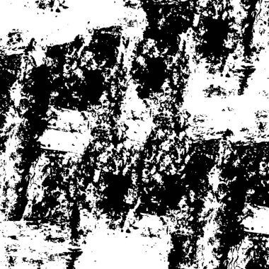 Siyah ve beyaz olarak sıkıntılı bir doku. Çizikler ve grunge tasarımı