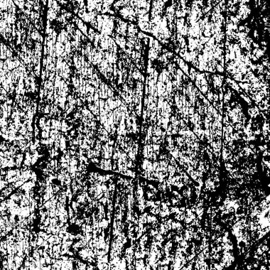 Çizik ve çiziklerle dolu siyah beyaz bir arka plan. soyut illüstrasyon.