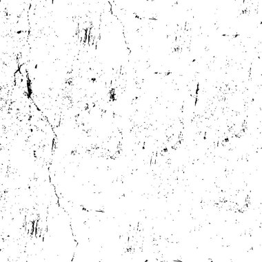 Çizik ve çiziklerle dolu siyah beyaz bir arka plan. soyut illüstrasyon.