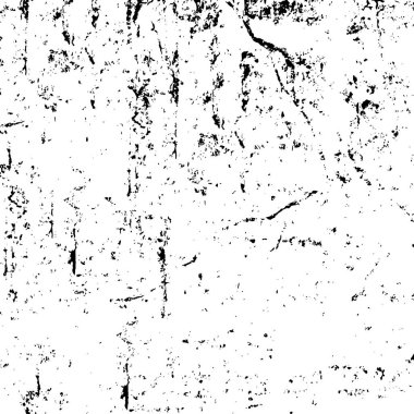 Çizik ve çiziklerle dolu siyah beyaz bir arka plan. soyut illüstrasyon.