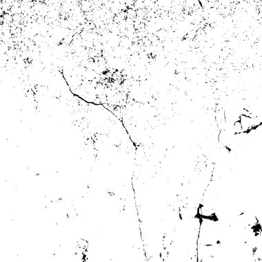 Çatlak beton ve grunge arkaplanının sıkıntılı örtülü dokusu. soyut yarım ton vektör çizimi