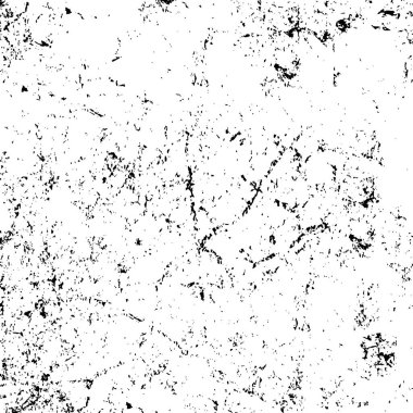 Çatlak beton ve grunge arkaplanının sıkıntılı örtülü dokusu. soyut yarım ton vektör çizimi