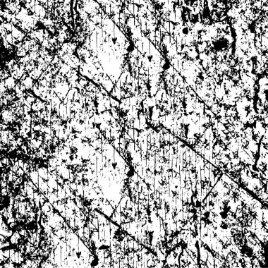 Sert, çizik, sıçramış grunge desenli fırça darbeleri. Dokuları üst üste koy. Siyah-beyaz boyanmış kağıt dokusu. Skeç grunge tasarımı. Poster, kapak, afiş, taklit, çıkartma düzeni için kullan