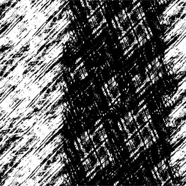 Sert, çizik, sıçramış grunge desenli fırça darbeleri. Dokuları üst üste koy. Siyah-beyaz boyanmış kağıt dokusu. Skeç grunge tasarımı. Poster, kapak, afiş, taklit, çıkartma düzeni için kullan