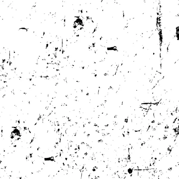 Abstrakte Schwarz Weiße Raue Texturierte Hintergrund — Stockvektor